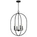 Maxim - Four Light Pendant - Martel - Blacksmith- Union Lighting Luminaires Decor