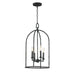 Maxim - Four Light Pendant - Martel - Blacksmith- Union Lighting Luminaires Decor