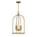 Maxim - Four Light Pendant - Martel - Etruscan Gold- Union Lighting Luminaires Decor