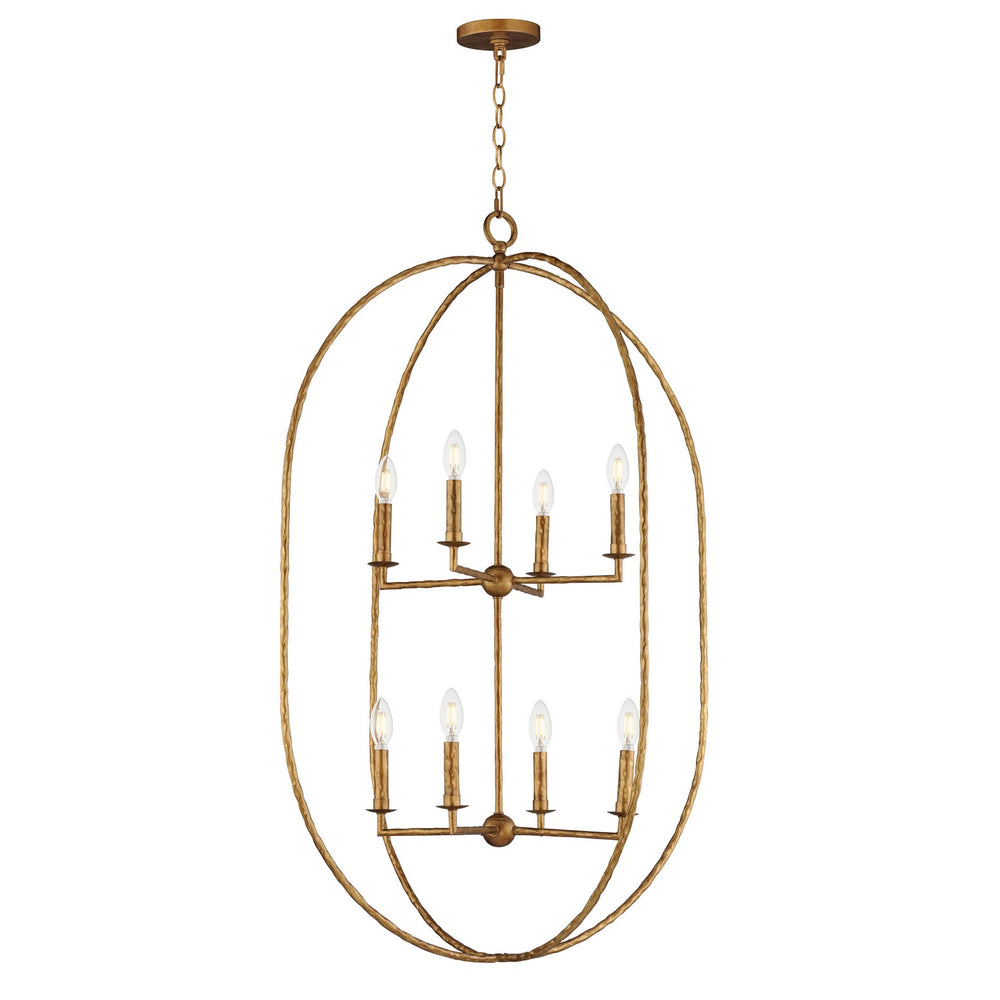 Maxim - Eight Light Pendant - Martel - Etruscan Gold- Union Lighting Luminaires Decor