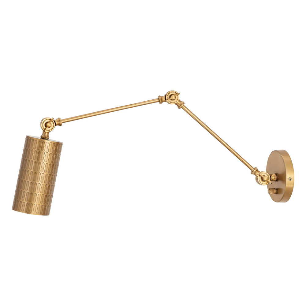 Maxim - One Light Wall Sconce - Shaka - Weathered Brass- Union Lighting Luminaires Decor