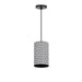Maxim - One Light Mini Pendant - Shaka - Black / White- Union Lighting Luminaires Decor