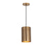 Maxim - One Light Mini Pendant - Shaka - Weathered Brass- Union Lighting Luminaires Decor