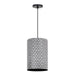 Maxim - One Light Pendant - Shaka - Black / White- Union Lighting Luminaires Decor