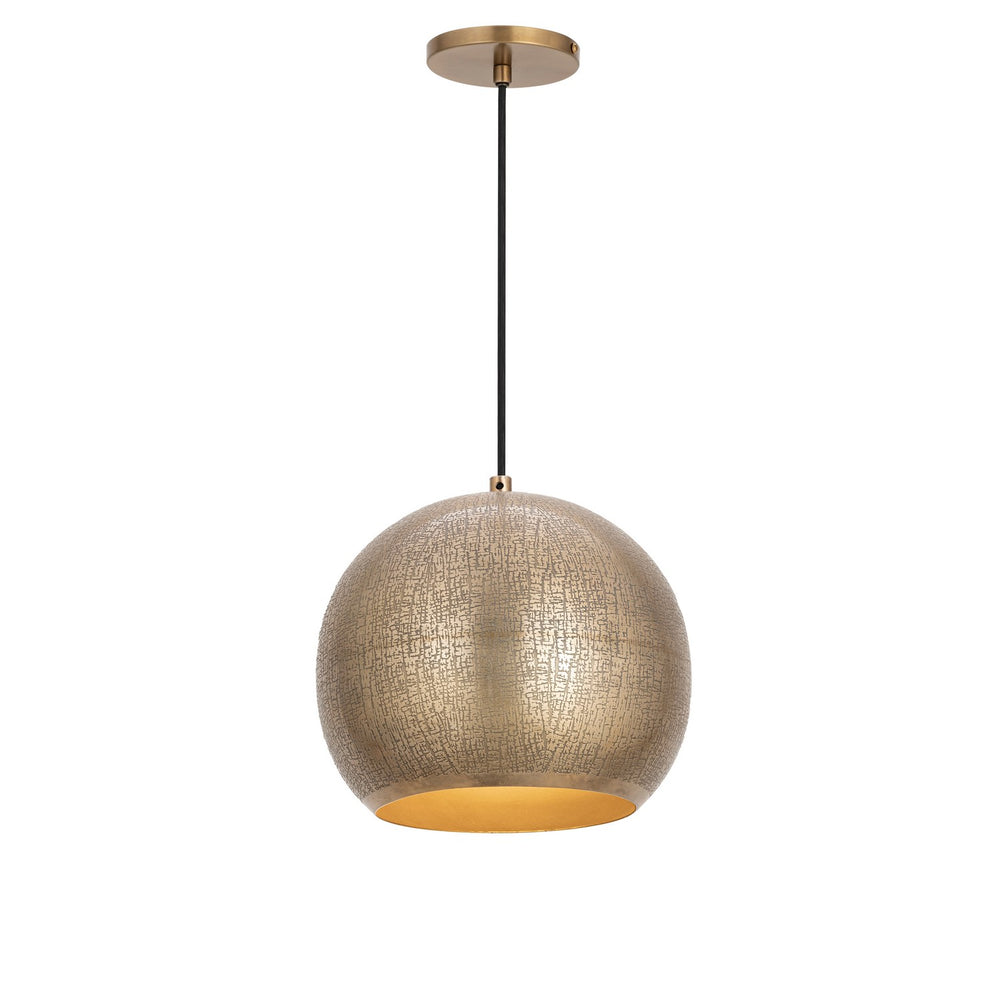 Maxim - One Light Mini Pendant - Aurelia - Weathered Brass- Union Lighting Luminaires Decor