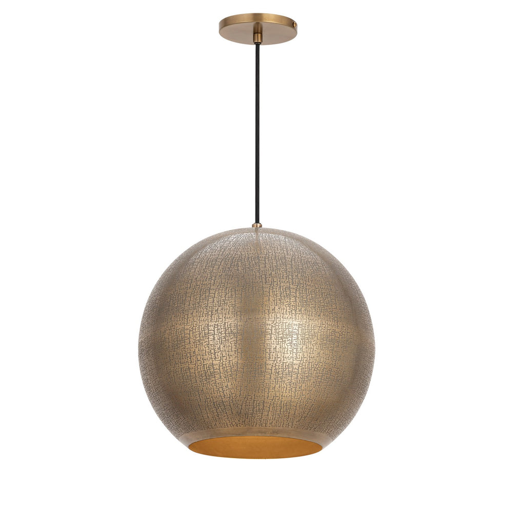Maxim - One Light Pendant - Aurelia - Weathered Brass- Union Lighting Luminaires Decor