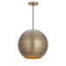 Maxim - One Light Pendant - Aurelia - Weathered Brass- Union Lighting Luminaires Decor