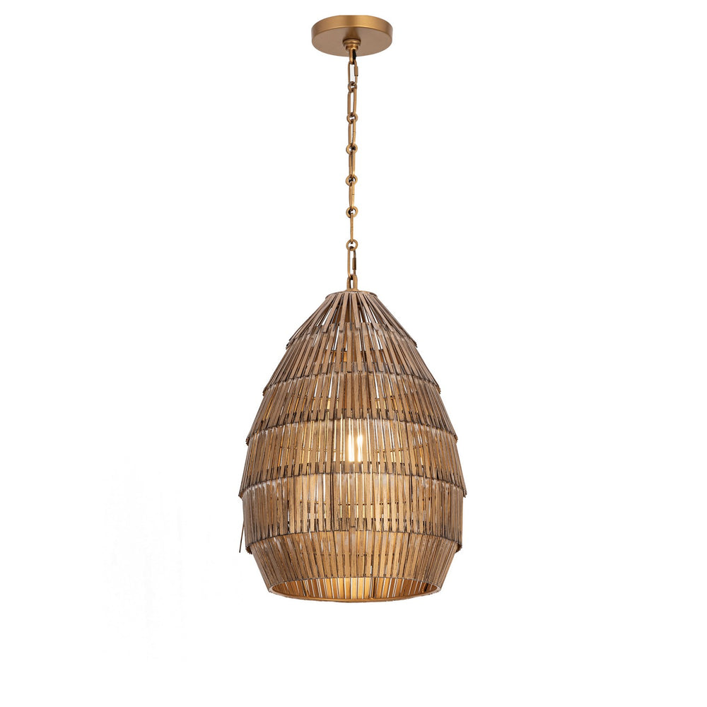 Maxim - One Light Pendant - Gilda - Antique Brass- Union Lighting Luminaires Decor