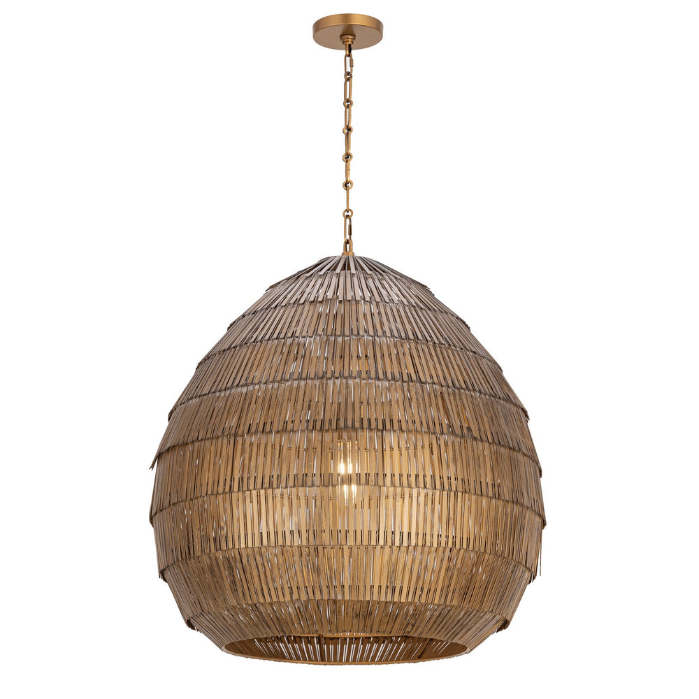 Maxim - One Light Pendant - Gilda - Antique Brass- Union Lighting Luminaires Decor