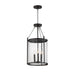 Maxim - Three Light Pendant - Belfry - Black- Union Lighting Luminaires Decor