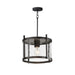 Maxim - One Light Semi Flush - Pendant - Belfry - Black- Union Lighting Luminaires Decor