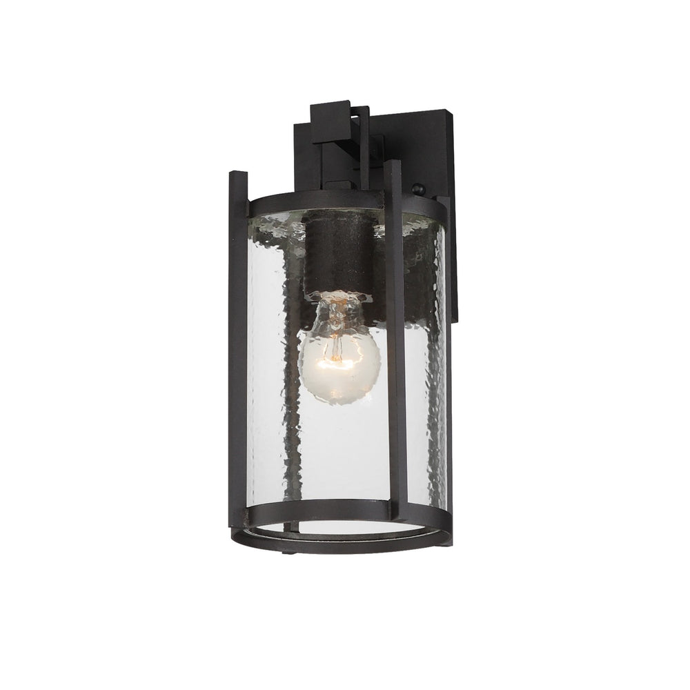 Maxim - One Light Wall Sconce - Belfry - Black- Union Lighting Luminaires Decor