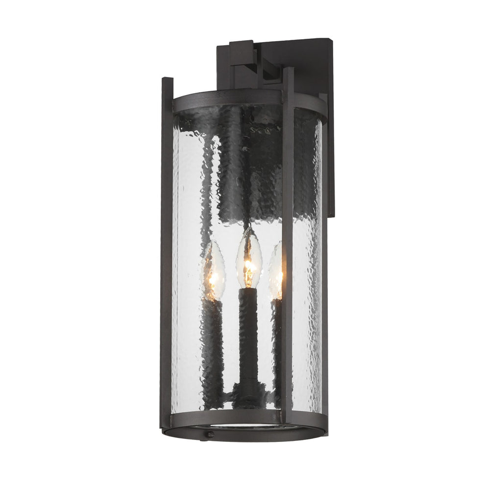 Maxim - Three Light Wall Sconce - Belfry - Black- Union Lighting Luminaires Decor
