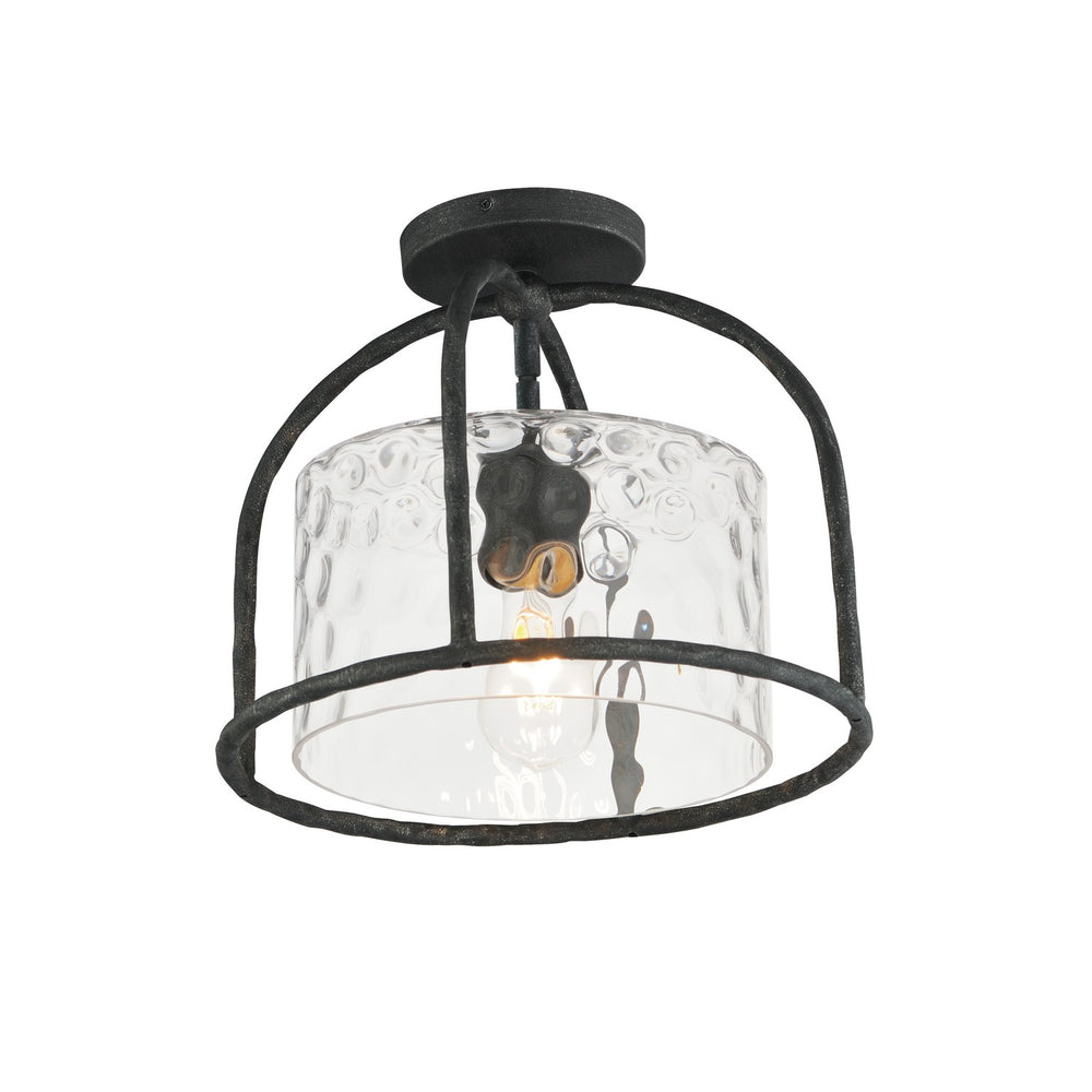 Maxim - One Light Semi Flush - Pendant - Del Mar - Blacksmith- Union Lighting Luminaires Decor