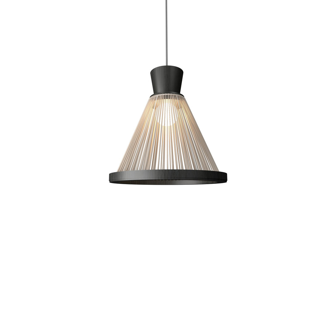 Accord Lighting - One Light Pendant - Corda - Charcoal- Union Lighting Luminaires Decor