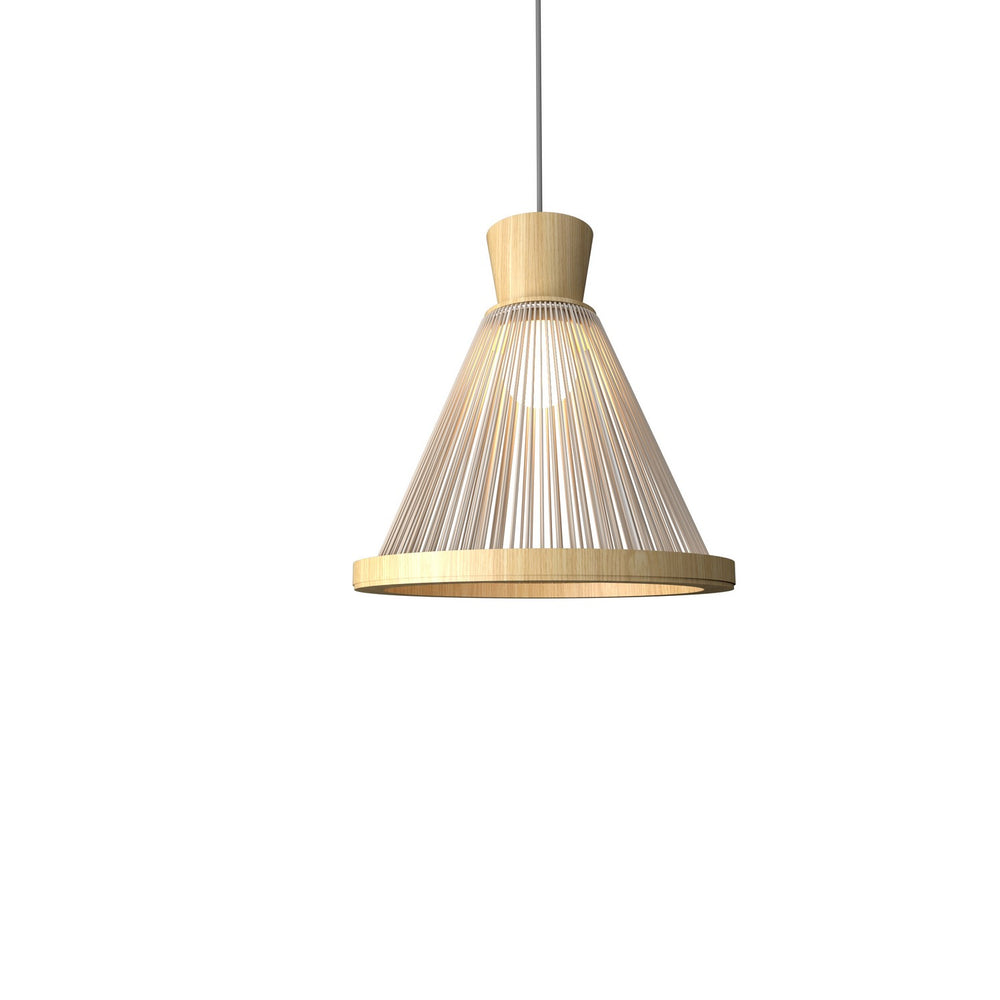 Accord Lighting - One Light Pendant - Corda - Sand- Union Lighting Luminaires Decor