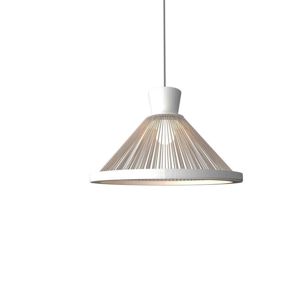Accord Lighting - One Light Pendant - Corda - Organic White- Union Lighting Luminaires Decor