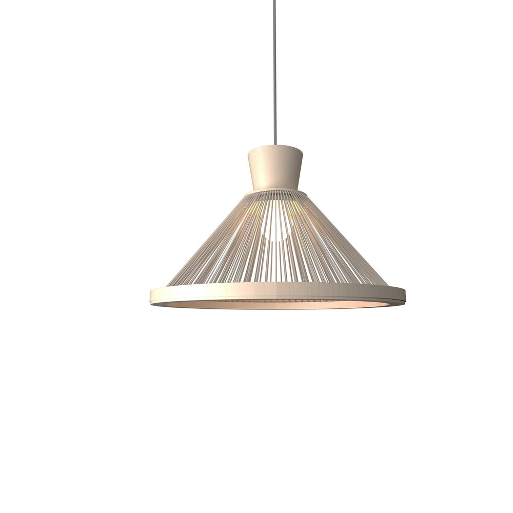 Accord Lighting - One Light Pendant - Corda - Organic Cappuccino- Union Lighting Luminaires Decor