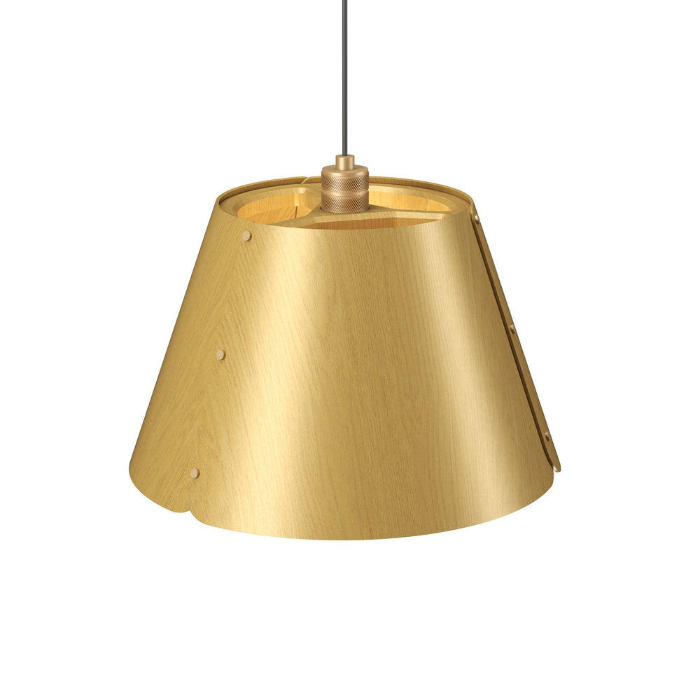 Accord Lighting - One Light Pendant - Element - Organic Gold- Union Lighting Luminaires Decor