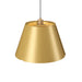 Accord Lighting - One Light Pendant - Element - Organic Gold- Union Lighting Luminaires Decor