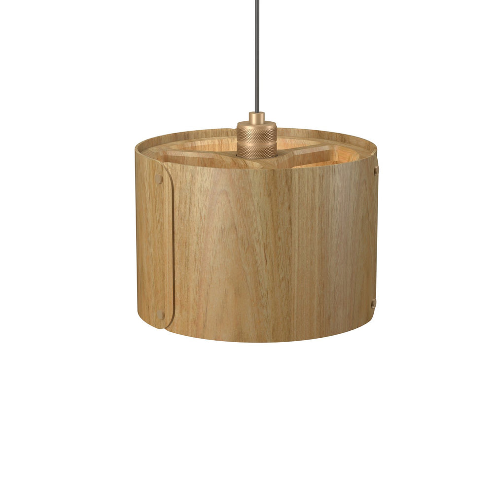 Accord Lighting - One Light Pendant - Element - Louro Freijo- Union Lighting Luminaires Decor