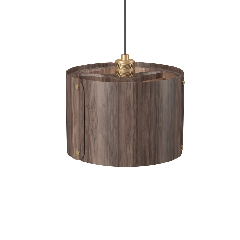 Accord Lighting - One Light Pendant - Element - American Walnut- Union Lighting Luminaires Decor