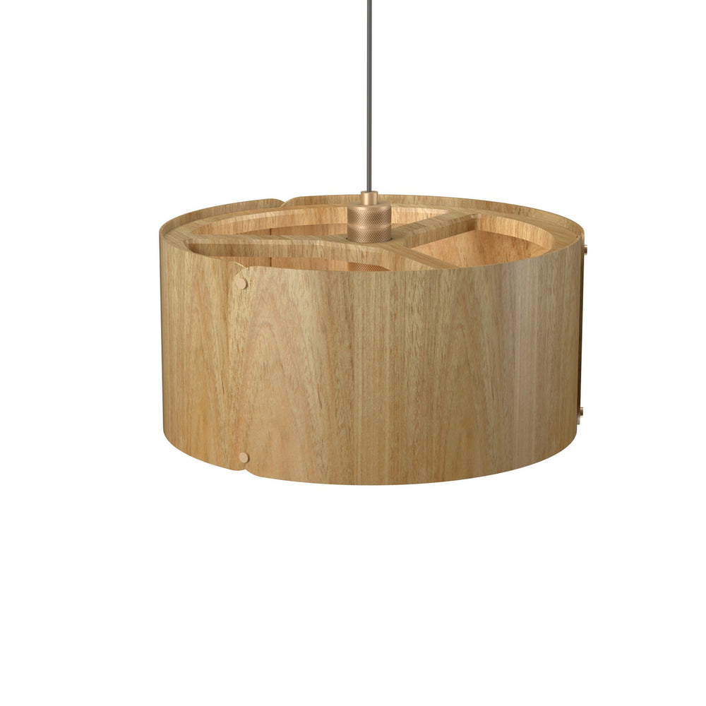 Accord Lighting - One Light Pendant - Element - Louro Freijo- Union Lighting Luminaires Decor
