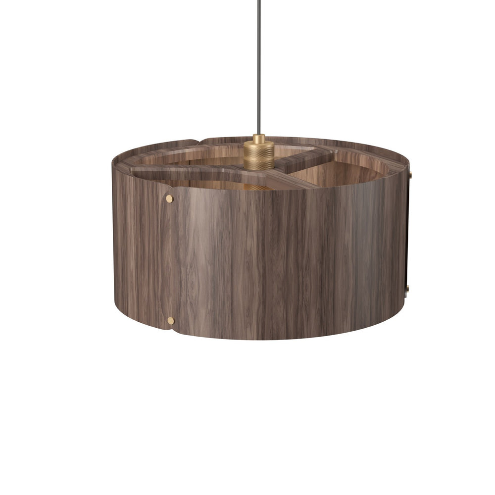 Accord Lighting - One Light Pendant - Element - American Walnut- Union Lighting Luminaires Decor