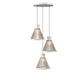 Accord Lighting - Three Light Pendant - Corda - Organic White- Union Lighting Luminaires Decor