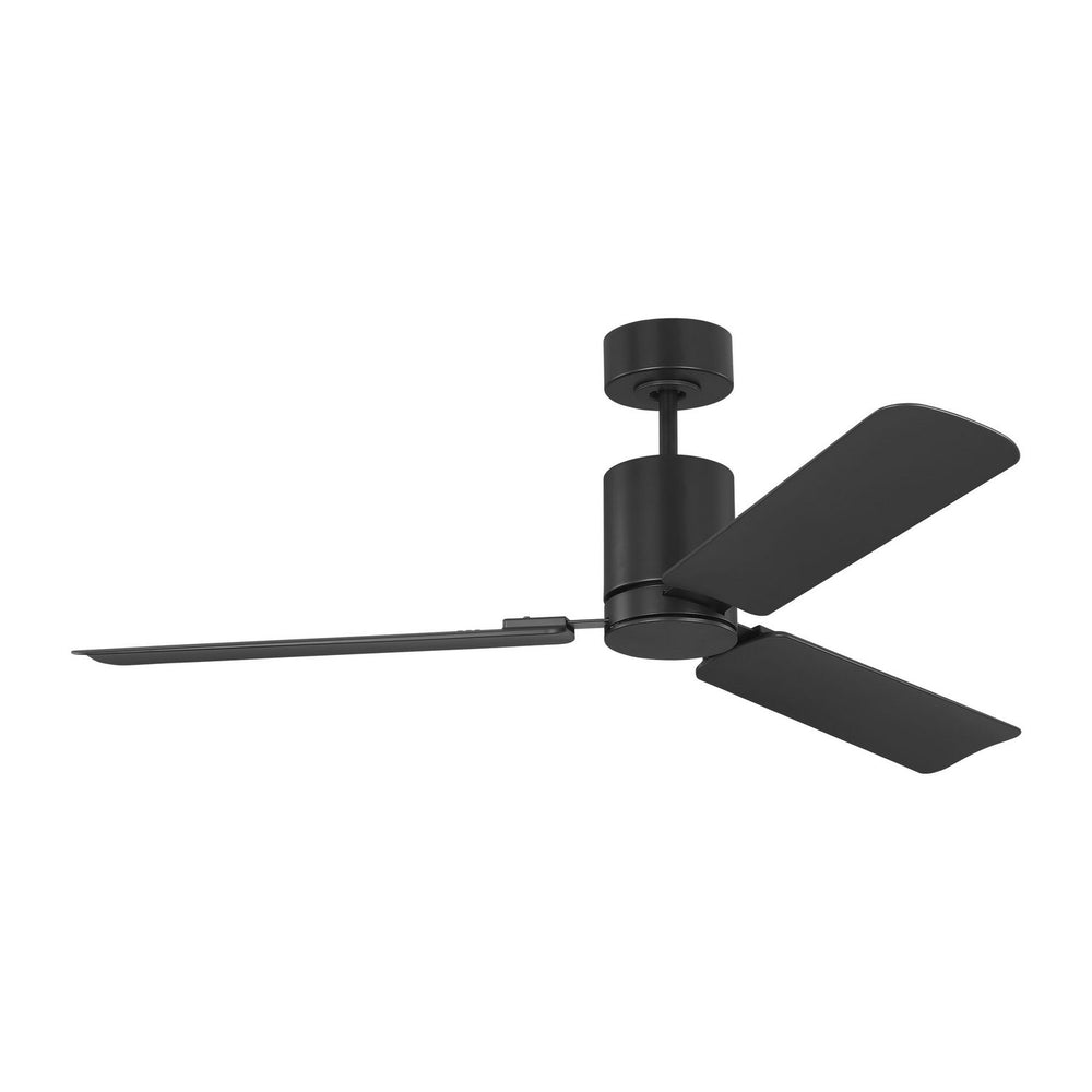 Visual Comfort Fan Canada - 54" Ceiling Fan - Cleancut - Midnight Black- Union Lighting Luminaires Decor