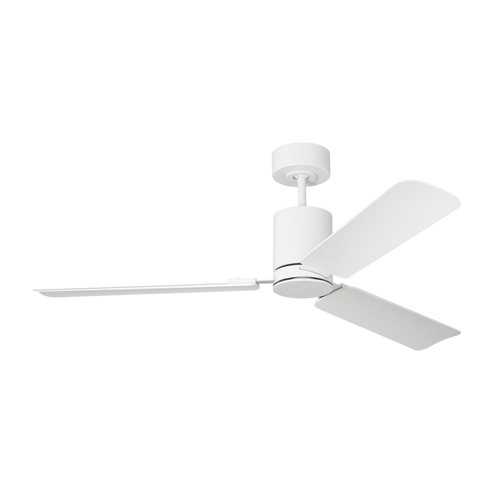Visual Comfort Fan Canada - 54" Ceiling Fan - Cleancut - Matte White- Union Lighting Luminaires Decor