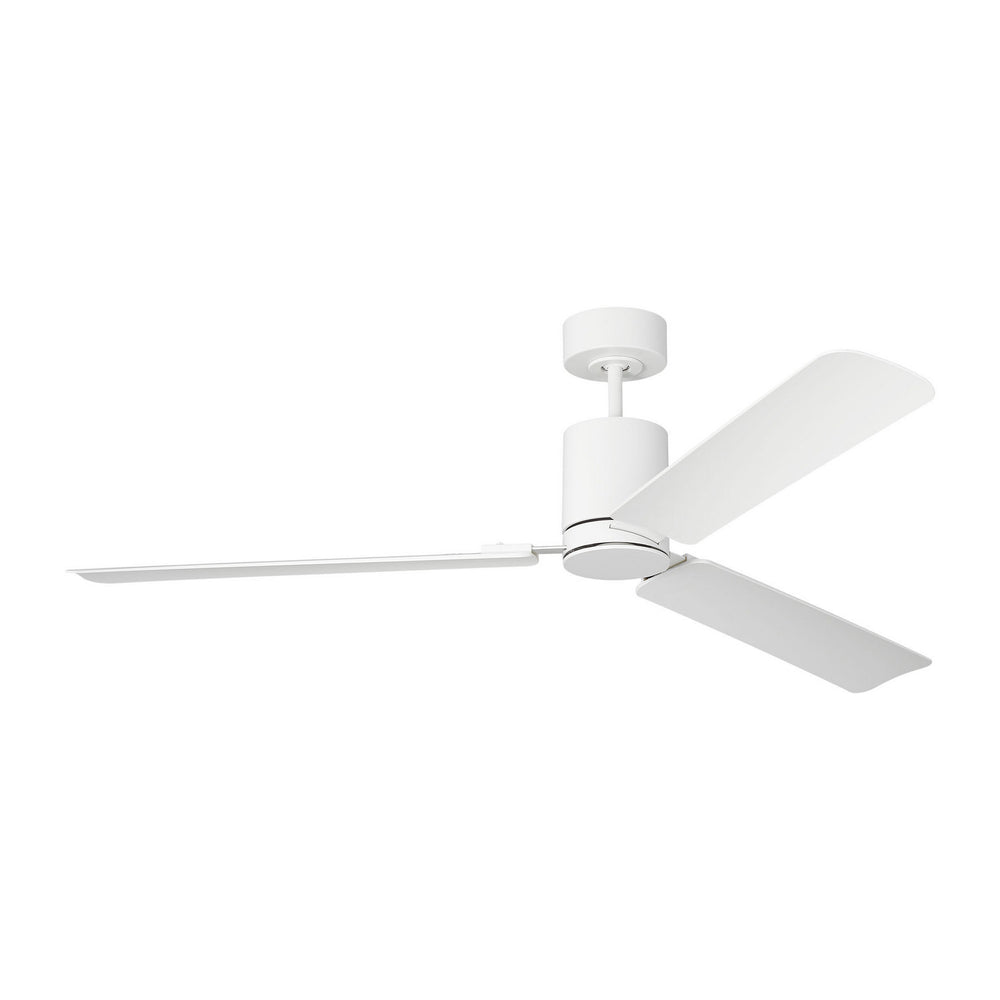 Visual Comfort Fan Canada - 62"Ceiling Fan - Cleancut Smart 62 LED - Matte White- Union Lighting Luminaires Decor