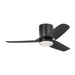 Visual Comfort Fan Canada - 44"Ceiling Fan - Colgin 44 Hugger LED - Midnight Black- Union Lighting Luminaires Decor