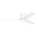 Visual Comfort Fan Canada - 56"Ceiling Fan - Colgin 56 Hugger LED - Matte White- Union Lighting Luminaires Decor