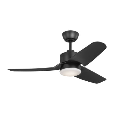 Visual Comfort Fan Canada - 44"Ceiling Fan - Colgin 44 LED - Midnight Black- Union Lighting Luminaires Decor