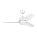 Visual Comfort Fan Canada - 44"Ceiling Fan - Colgin 44 LED - Matte White- Union Lighting Luminaires Decor