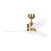 Visual Comfort Fan Canada - 44"Ceiling Fan - Colgin 44 LED - Satin Brass- Union Lighting Luminaires Decor