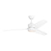 Visual Comfort Fan Canada - 56" Ceiling Fan - Colgin 56 LED - Matte White- Union Lighting Luminaires Decor