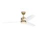 Visual Comfort Fan Canada - 56" Ceiling Fan - Colgin 56 LED - Satin Brass- Union Lighting Luminaires Decor