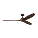 Visual Comfort Fan Canada - 70"Ceiling Fan - Collins Smart 70 - Midnight Black- Union Lighting Luminaires Decor