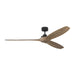 Visual Comfort Fan Canada - 70"Ceiling Fan - Collins Smart 70 - Midnight Black- Union Lighting Luminaires Decor