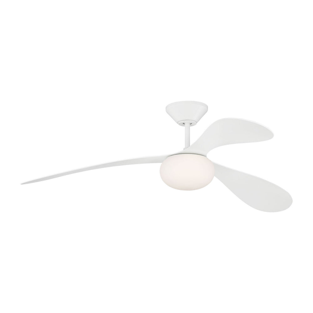 Visual Comfort Fan Canada - 58"Ceiling Fan - Drape Smart 58 LED - Matte White- Union Lighting Luminaires Decor