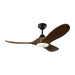 Visual Comfort Fan Canada - 44" Ceiling Fan - Maverick - Midnight Black- Union Lighting Luminaires Decor