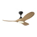 Visual Comfort Fan Canada - 44" Ceiling Fan - Maverick - Midnight Black- Union Lighting Luminaires Decor