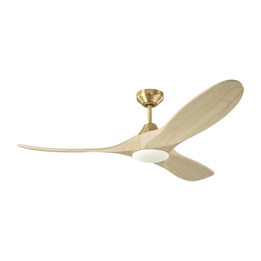 Visual Comfort Fan Canada - 52"Ceiling Fan - Maverick Smart 52 LED - Burnished Brass- Union Lighting Luminaires Decor