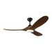 Visual Comfort Fan Canada - 52"Ceiling Fan - Maverick Smart 52 LED - Midnight Black- Union Lighting Luminaires Decor
