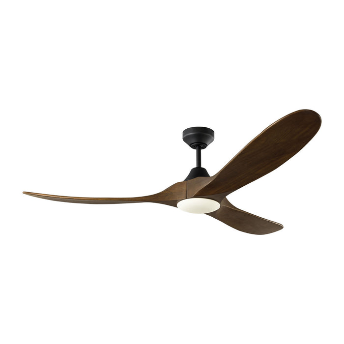 Visual Comfort Fan Canada - 60" Ceiling Fan - Maverick Smart 60 LED - Midnight Black- Union Lighting Luminaires Decor
