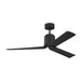 Visual Comfort Fan Canada - 52" Ceiling Fan - Peel Smart 52 LED - Midnight Black- Union Lighting Luminaires Decor