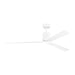 Visual Comfort Fan Canada - 66" Ceiling Fan - Peel - Matte White- Union Lighting Luminaires Decor