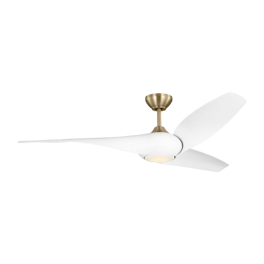 Visual Comfort Fan Canada - 60"Ceiling Fan - Topan Smart 60 LED - Burnished Brass- Union Lighting Luminaires Decor